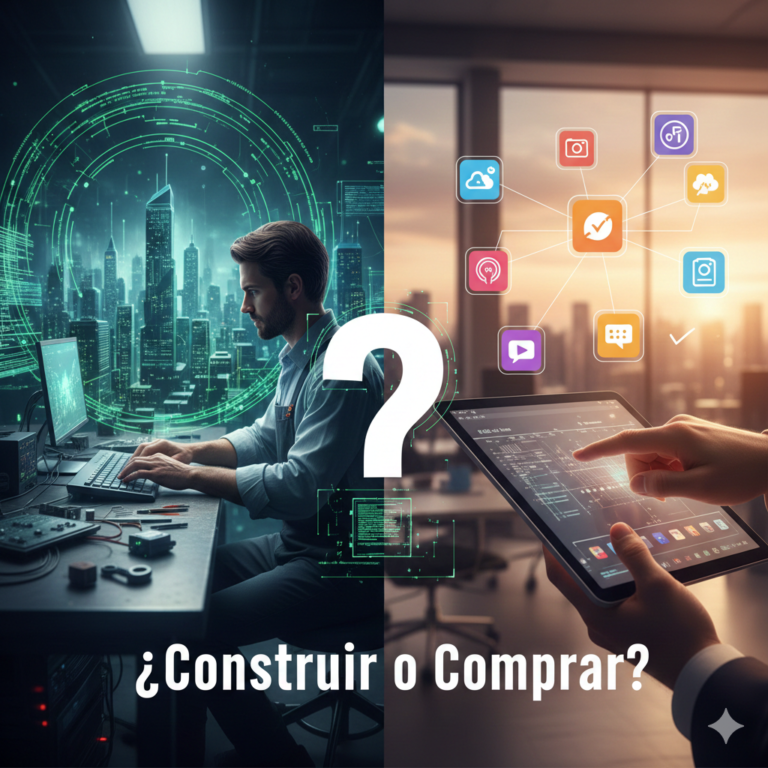 ¿Cuándo es mejor desarrollar software propio frente a comprar una solución SaaS?
